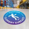 imageExcelMark Slippery Surface Floor Decal Slippery Surface 15quotCAUTION SLIPPERY SURFACE 2