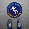 imageExcelMark Slippery Surface Floor Decal Slippery Surface 15quotSlippery Surface Use Caution