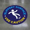 imageExcelMark Slippery Surface Floor Decal Slippery Surface 15quotSlippery Surface Use Caution