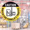 imageForklift Floor Decal Forklift Speed Limit Drive with Caution 11quotCaution Watch for Forklift Traffic