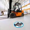 imageForklift Floor Decal Forklift Speed Limit Drive with Caution 11quotForklift 5 Mph Speed Limit