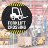 imageForklift Floor Decal Forklift Speed Limit Drive with Caution 11quotForklift Crossing