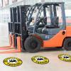 imageForklift Floor Decal Forklift Speed Limit Drive with Caution 11quotForklift Parking 1
