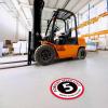 imageForklift Floor Decal Forklift Speed Limit Drive with Caution 11quotForklift Speed Limit Drive With Caution