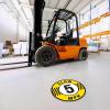 imageForklift Floor Decal Forklift Speed Limit Drive with Caution 11quotSlow 5 Mph