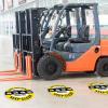 imageForklift Floor Decal Forklift Speed Limit Drive with Caution 11quotUse Caution Forklift Parking Keep Clear