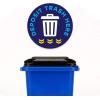 imageGarbage Floor Decal Trash CAN 2 11quotDeposit Trash Here 1