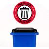 imageGarbage Floor Decal Trash CAN 2 11quotTRASH CAN 2
