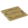 imagePersonalized Engraved Brushed Gold Solid Brass Plate  Perfect for Frames Plaques and Trophies  3 Wide x 1 Tall  Made in USA