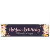 imageExcelMark 2 X 8 Floral Designer Name Plate Style 7Style 5