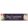 imageExcelMark 2 X 8 Floral Designer Name Plate Style 7Style 6