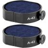 imageExcelMark A43 Self Inking Replacement Ink Pads  Blue