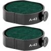 imageExcelMark A43 Self Inking Replacement Ink Pads  Green