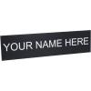 imageExcelMark Custom Name Plate for Door Office Wall Personalized With Your Text 2quotx 8quot1 Line BlackBlack