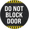imageExcelMark Do Not Block Door Floor Decal Attention DO NOT Block Door 15quotDO NOT BLOCK DOOR