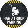 imageExcelMark Hand Truck Floor Decal Hand Truck Parking Area 11quotHAND TRUCK PARKING