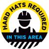 HARD HATS REQUIRED IN THIS AREA 2
