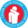 imageExcelMark Healthy Habits Decals  Cover Cough  4 Pack 375quot5