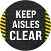 KEEP AISLES CLEAR 2