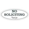 imageExcelMark No Soliciting Sign for House or Business  Durable IndoorOutdoor Sign  Easily Attach to Front Door  UV and Weather Resistant Large  36quotx 9quot Red with White LettersWhiteBlack
