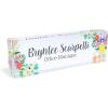 imageExcelMark Premium Clear Acrylic Glass Block Name Plates for Your Desk  8quot x 25quot  Floral