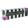 imageExcelMark Premium Clear Acrylic Glass Block Unique Designed Name Plates for Your Desk  8quotx25quot  OrchidsFloral Purple