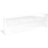 imageExcelMark Premium Custom Laser Etched Nameplate  25quot x 8quot Clear Acrylic Block