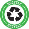 imageExcelMark Recycle Floor Decal 11quot Please Recycle HereRecycle 1