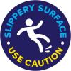 imageExcelMark Slippery Surface Floor Decal Slippery Surface 15quotSlippery Surface Use Caution