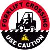 Forklift Crossing Use Caution
