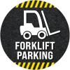 imageForklift Floor Decal Forklift Speed Limit Drive with Caution 11quotForklift Parking 2