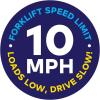 Forklift Speed Limit 10 Mph Loads Low Drive Slow