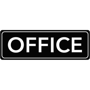 imageExcelMark 3 x 9 Inch Sign for Business  Includes Double Sided Tape for Easy Installation NO PUBLIC RESTROOOMSOFFICE