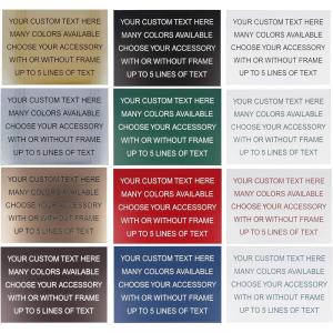imageExcelMark 5quotx 7quotEngraved Sign with Square Corners
