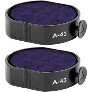 imageExcelMark A43 Self Inking Replacement Ink Pads  Purple
