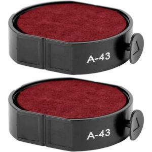 imageExcelMark A43 Self Inking Replacement Ink Pads  Red