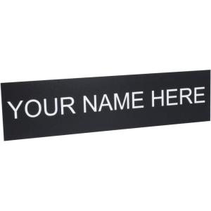 imageExcelMark Custom Name Plate for Door Office Wall Personalized With Your Text 2quotx 8quot1 Line BlackBlack