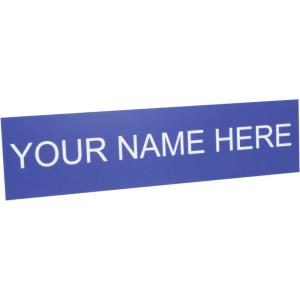 imageExcelMark Custom Name Plate for Door Office Wall Personalized With Your Text 2quotx 8quot1 Line BlackBlue