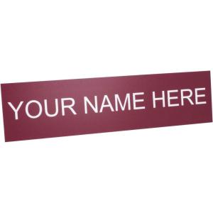 imageExcelMark Custom Name Plate for Door Office Wall Personalized With Your Text 2quotx 8quot1 Line BlackBurgundy