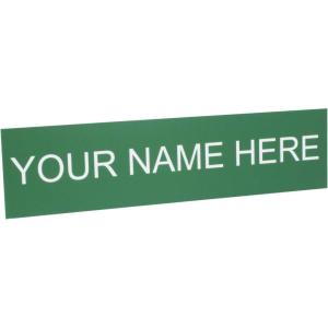 imageExcelMark Custom Name Plate for Door Office Wall Personalized With Your Text 2quotx 8quot1 Line BlackGreen