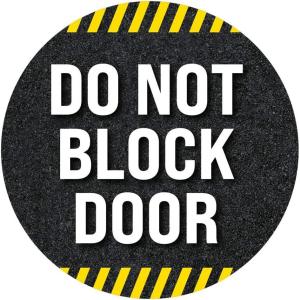 imageExcelMark Do Not Block Door Floor Decal Attention DO NOT Block Door 15quotDO NOT BLOCK DOOR