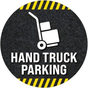 imageExcelMark Hand Truck Floor Decal Hand Truck Parking Area 11quotHAND TRUCK PARKING