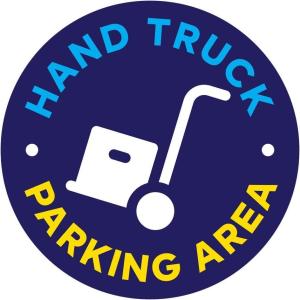 imageExcelMark Hand Truck Floor Decal Hand Truck Parking Area 11quotHand Truck Parking Area
