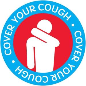 imageExcelMark Healthy Habits Decals  Cover Cough  4 Pack 375quot375