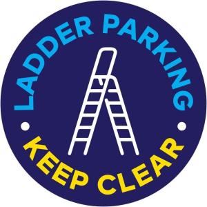 imageExcelMark Ladder Parking Floor Decal Ladder Parking Keep Clear 3 15quotLadder Parking Keep Clear 1