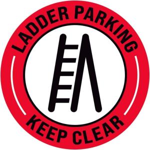 imageExcelMark Ladder Parking Floor Decal Ladder Parking Keep Clear 3 15quotLadder Parking Keep Clear 2