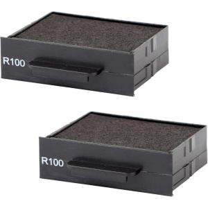 imageExcelMark R100 Dater Replacement Pads  Black Ink  2 Pack