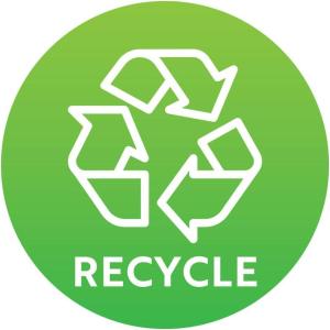 imageExcelMark Recycle Floor Decal 11quot Please Recycle HereRecycle 2