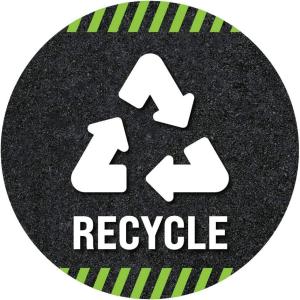 imageExcelMark Recycle Floor Decal 11quot Please Recycle HereRecycle 3