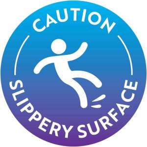 imageExcelMark Slippery Surface Floor Decal Slippery Surface 15quotCAUTION SLIPPERY SURFACE 2